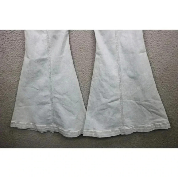 Rue 21 Women's Bell Bottoms Blue Jeans-Size 1-Stretch-Light Wash-Boho-Hippy - Picture 10 of 10
